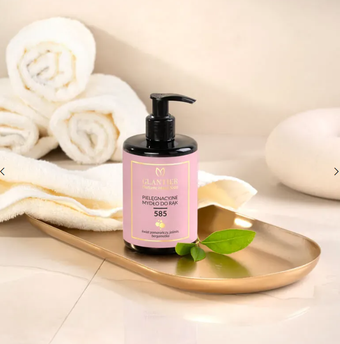 Pielęgnacyjne Mydło do Rąk Glantier 585 Kwiatowe 300ml