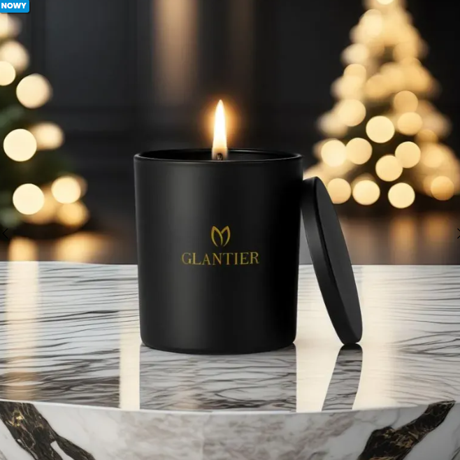 Sojowa Świeca Zapachowa Glantier 596 Kwiatowo-Piżmowa 185ml